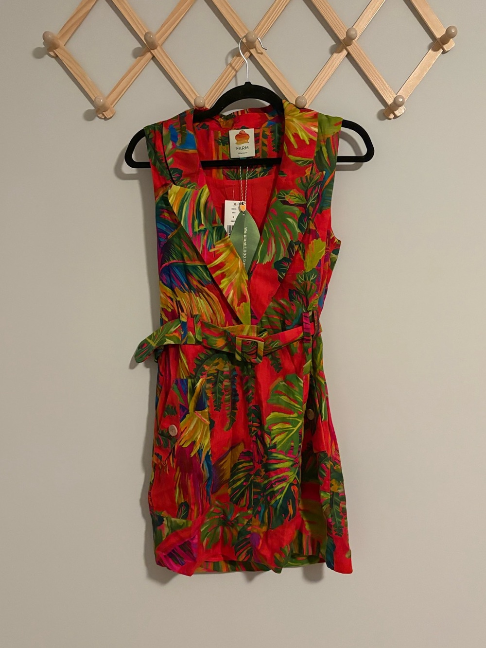 NWT Farm Rio Urban Jungle Mini Dress size Small